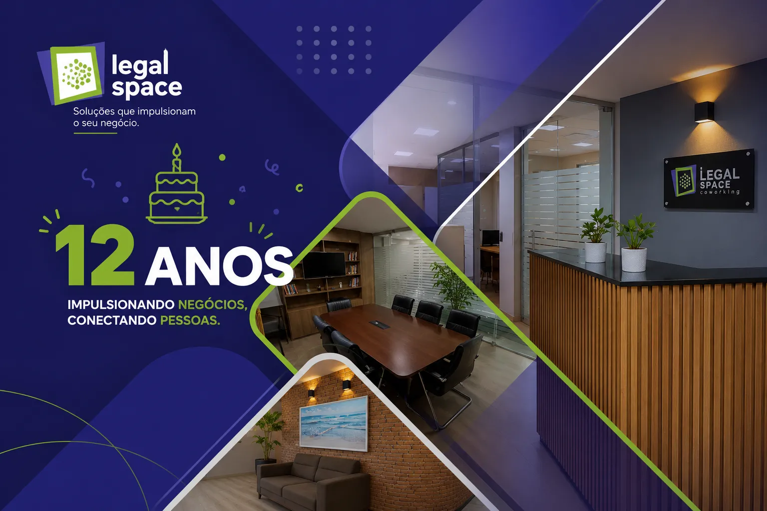 Aniversário Legal Space — 12 anos transformando negócios em Belo Horizonte